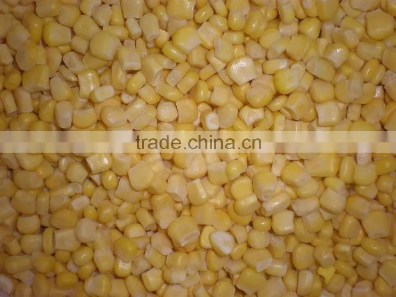 Hot sale iqf frozen yellow corn price kernels