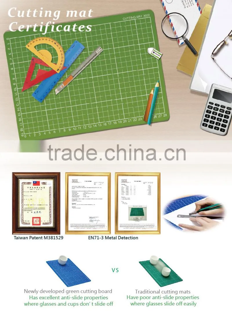 Online Wholesale 2mm A2 PVC 3 layers Cutting Mat