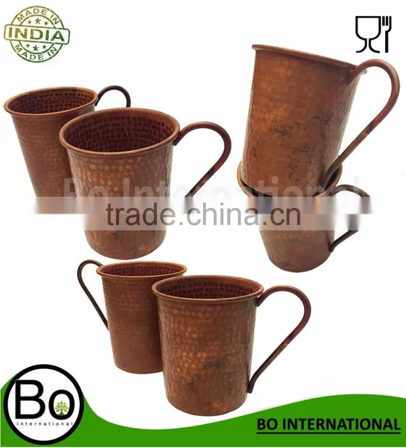 Hammered Copper Mug
