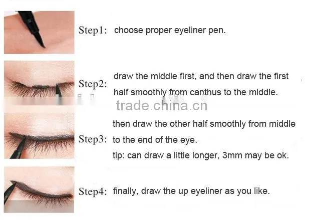 GMPC Factory Professional Makeup Tool Perfect 3D Water-proof Liquid Eyeliner