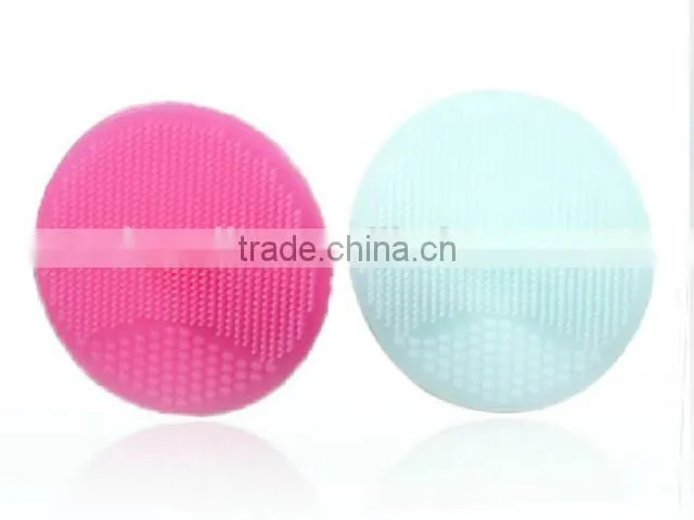 Fashion safe and soft silicone face exfoliate brush/silicone face washing brush/silicone mascara brush