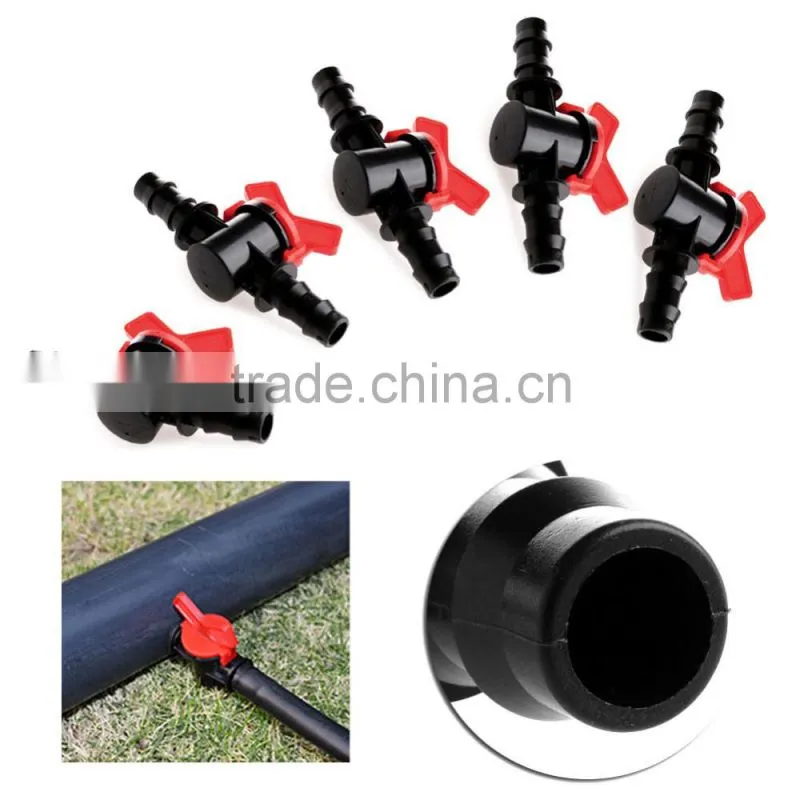 16mm Coupling Pipe Irrigation Water Hose Switch Plastic Valve