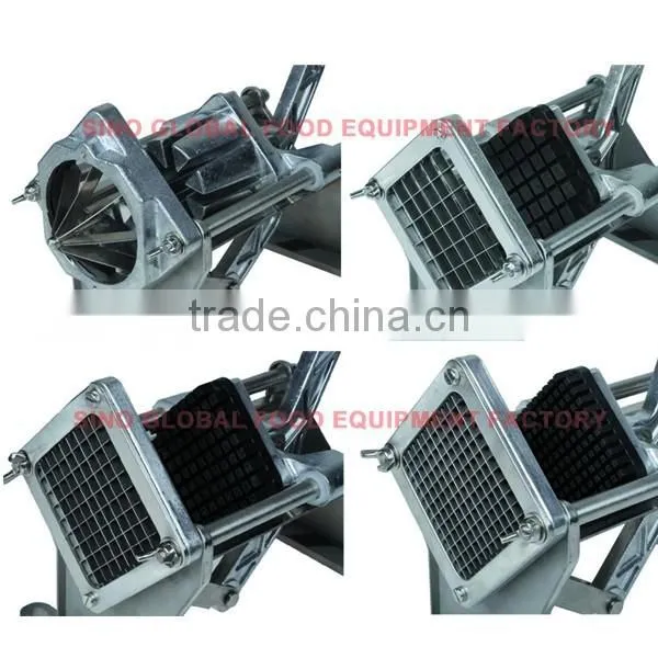 Restaurant Potato French Fry Cutter Machine With four blades