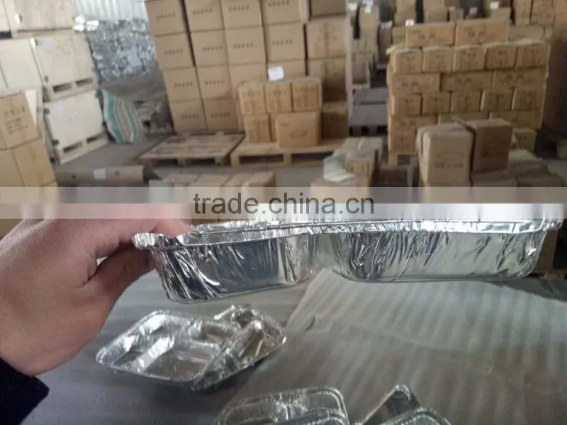 Customized aluminum foil food storage container