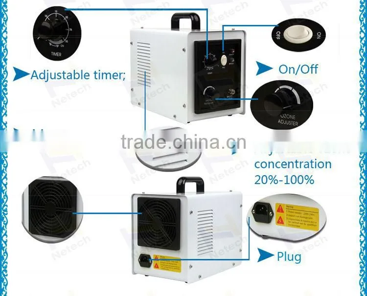 Factory price portable 3g 5g air purifier ozone generator
