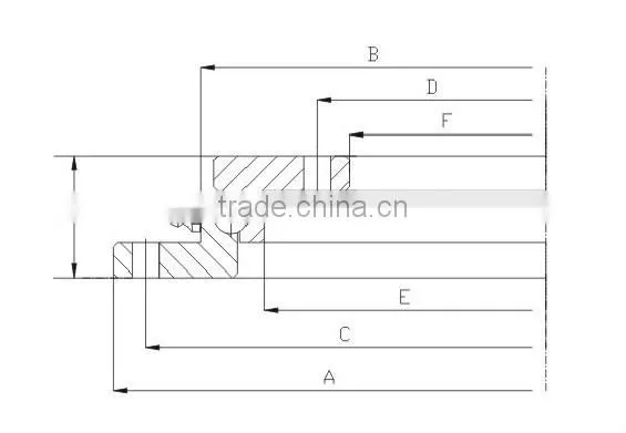 Truck Trailer ball bearing Steel Turntable