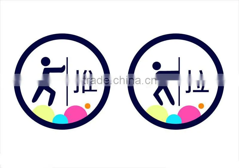 scratch proof round logo sticker transparent