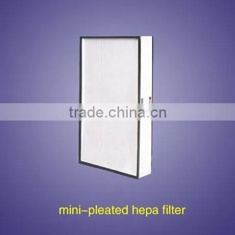 panel Hepa air filter