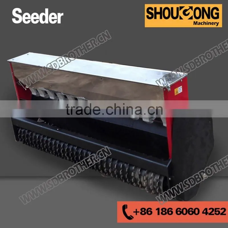Skid Steer attachment Landscape Seeder