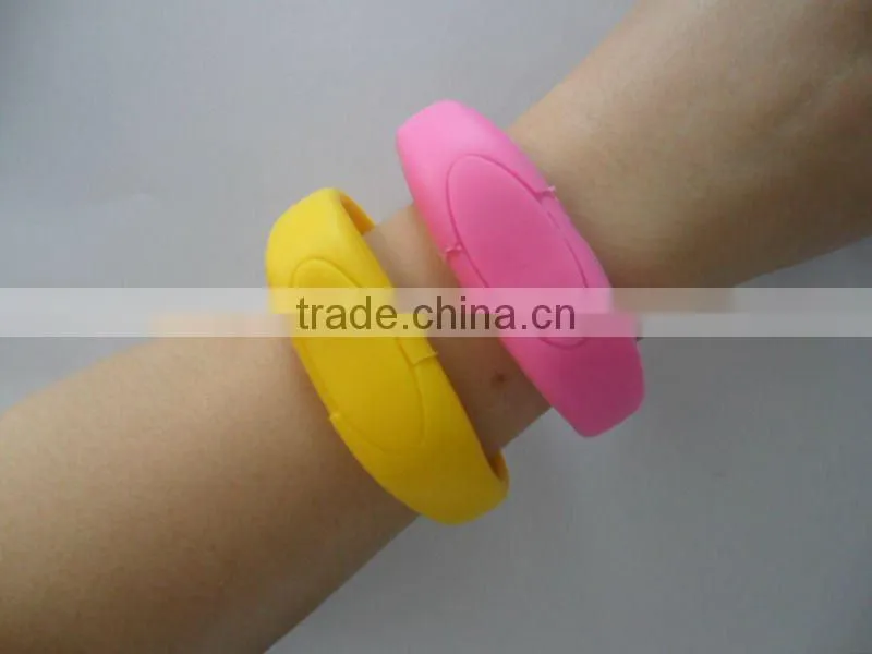 Hot selling ODM Colorful USB Silicone Bracelet