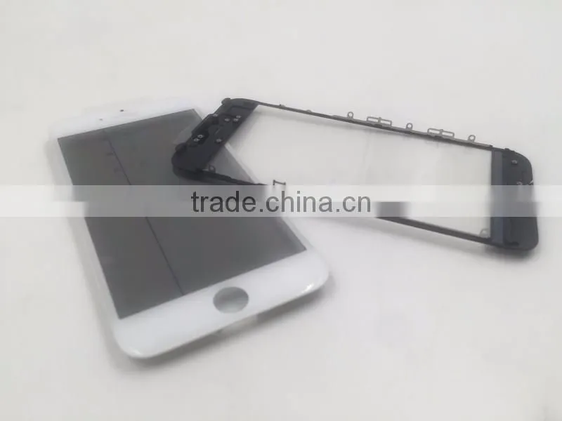 LCD repair parts Cold press frame for iphone 7 with front glass OCA optical adhesive tape film