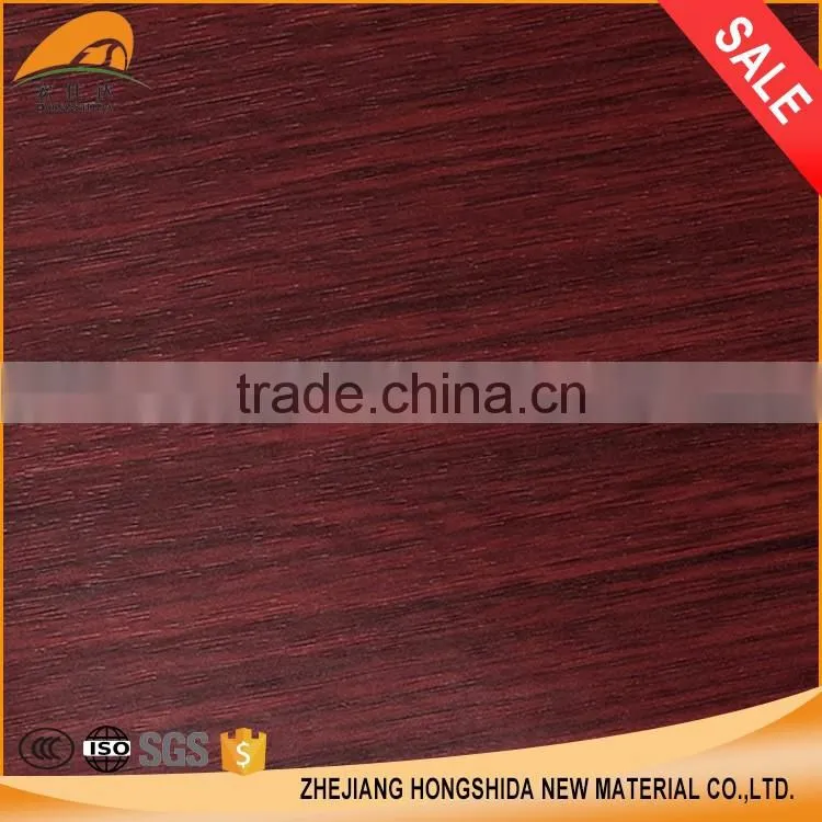 Pvc self adhesive wood grain vinyl decorative film, pvc membrane foil