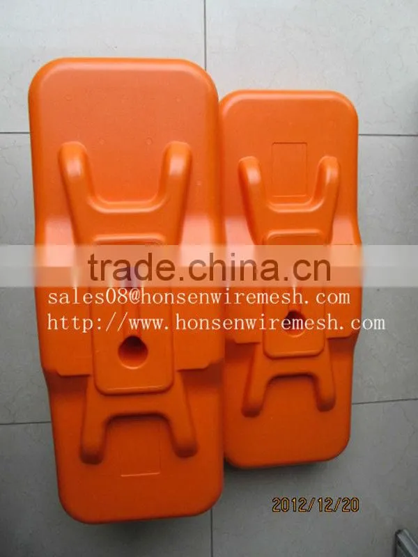 2015 the very best selling portable blocked temporary fencing footing base feet