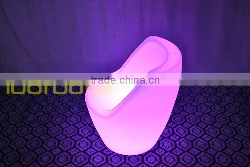 Heavy PE plastic illuminated led bar furniture waterproof remote control led bar sofa LTT-SA13
