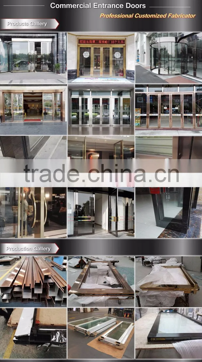 Customed Luxury Stainless Steel Grill Front Door