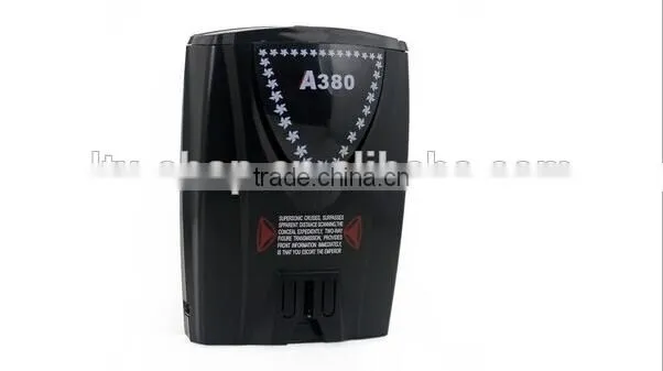 A380 Car Speed Radar Detector, Support Russian English Language Car Speed Radar Detector With Voice Alarm For Wholesale