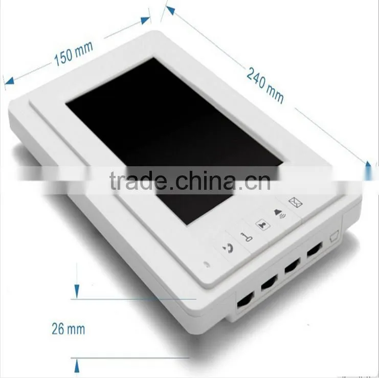 Cheap 7inch HD Video Camera Visual Doorbell, Card Open Lock Night Visual Wired Doorbell, Best Home Security System Doorbell