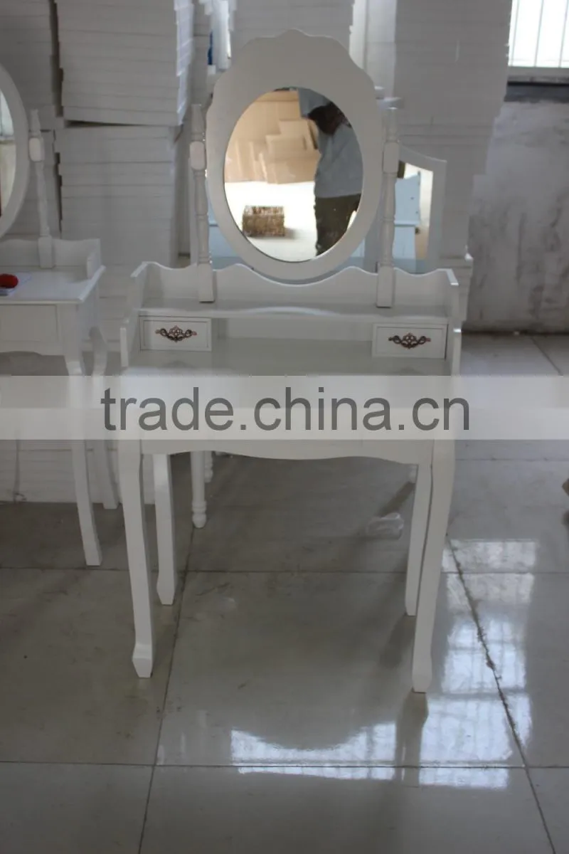 wooden french dressing table