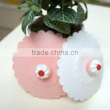 The FDA lid silicone lid butterfly creative silicone lid
