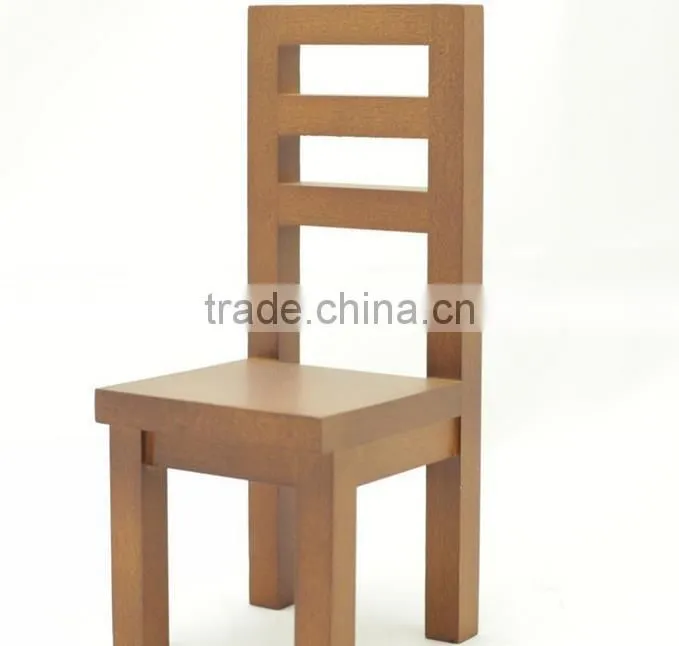 Mini furniture chair, children's wooden toys