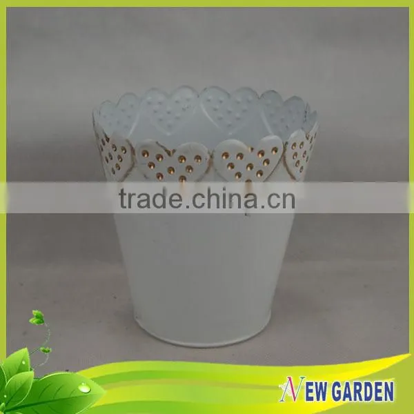 Garden cast iron large size beautiful easy use garden pot