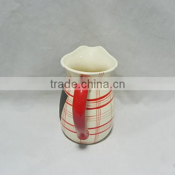 Hot ceramic pitcher for home and garden