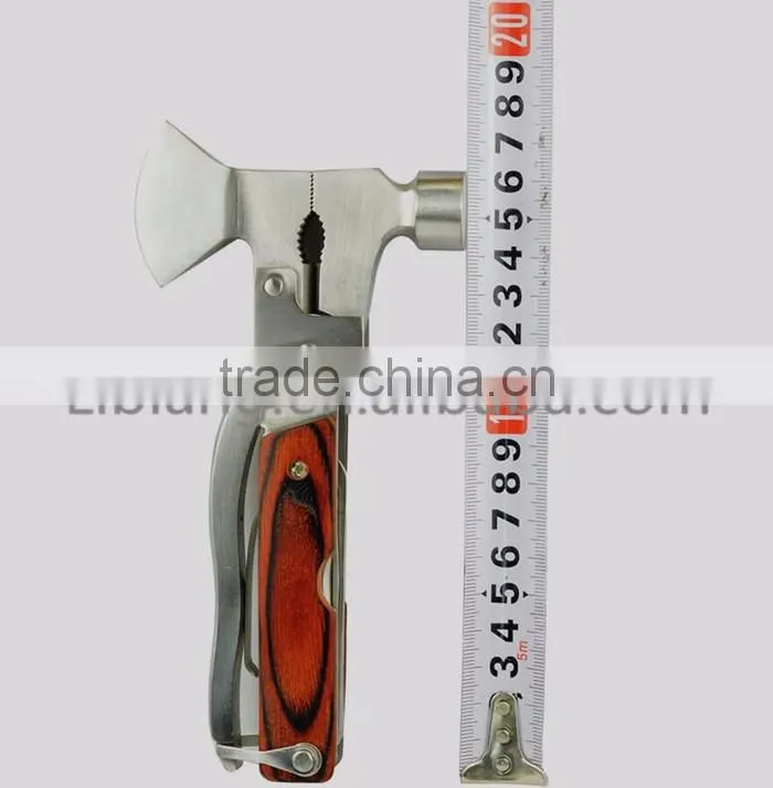 Outdoor multifunction emergency folding hammer plier