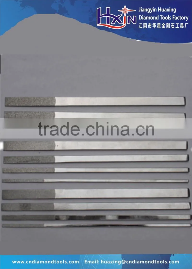 Diamond File Set/ 12pcs Tapered Diamond Needle File Set/ Diamond Hand Tool