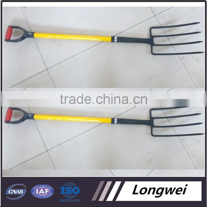 2015 hot selling steel garden digging Fork 117-1D