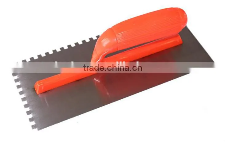 Plastic handle Plaster trowel / Putty knife with teeth