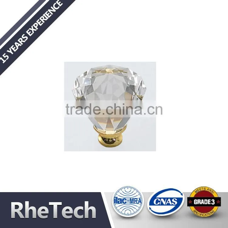 Factory supply Clear Crystal Knobs Crystal Pull Handles Clear Glass Knobs Wholesale