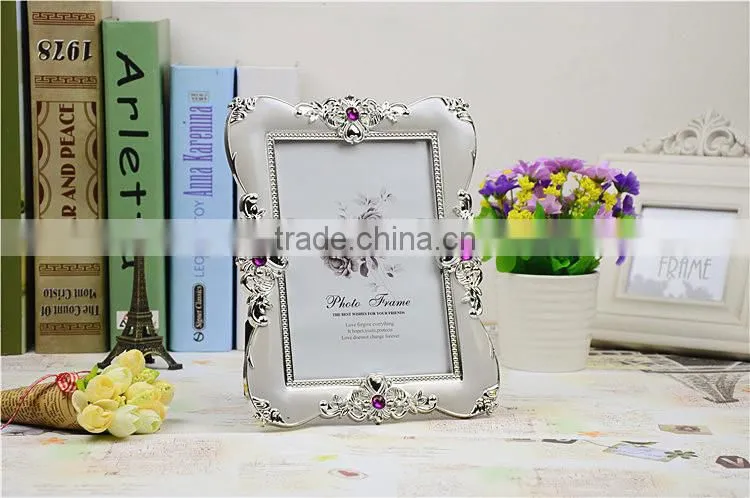 Classical Creative Photo Picture Frame Modern Design With Gold or Silver Plastic Photo Frame