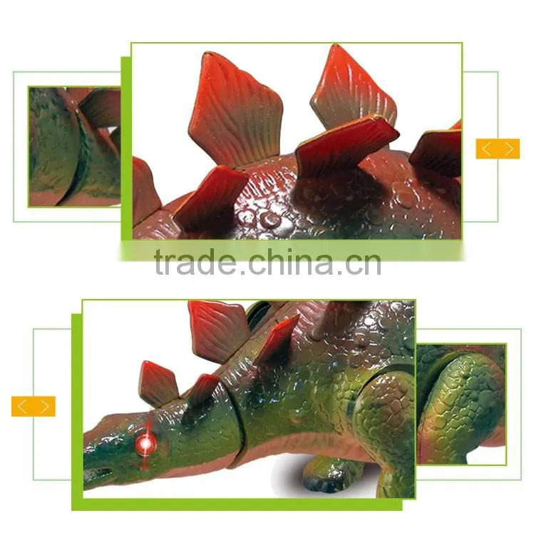 High quality stegosaurus battery operated dinosaur toys for kids