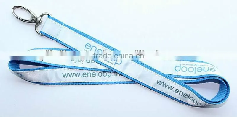 Medal ribbon lanyard with screen imprinting logo