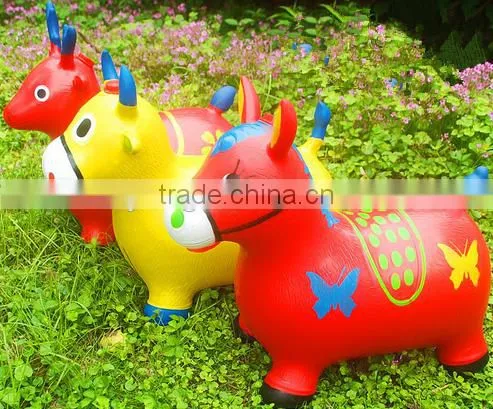 PVC Inflatable jumping animal/pony horse