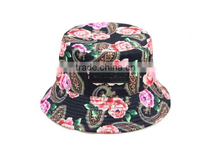 New trend Stylish custom camo short brim bucket hats