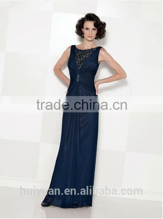 new model women chiffon beaded casual sexy party dress