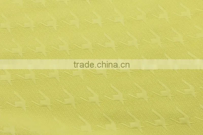 100% polyester houndstooth woven jacquard fabric