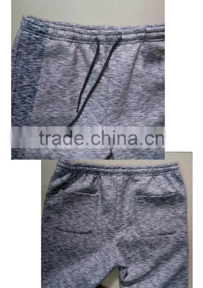 Mens slub tracksuit plain air layer tracksuit gym fitness tracksuits
