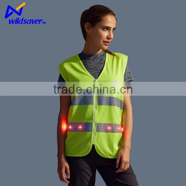 Lime yellow orange construction reflective clothes for work