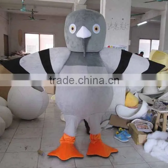 hot sale good quality adult pigeon mascot pigeon mascot costume