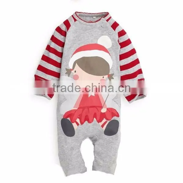 chrismas cartoon animal pure cotton baby romper