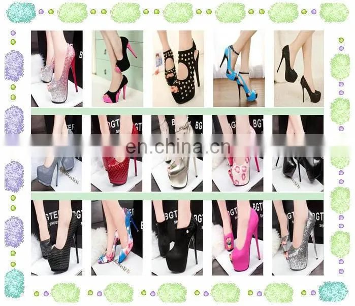 top quality thick waterproof office ladies shoes fashion high heels