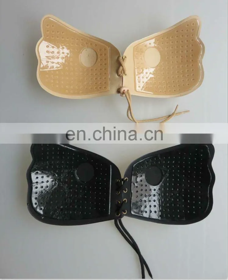Push up Seamless fly Bra Adhesive Silicone Backless Wedding Bralette Strapless Invisible Women Underwear