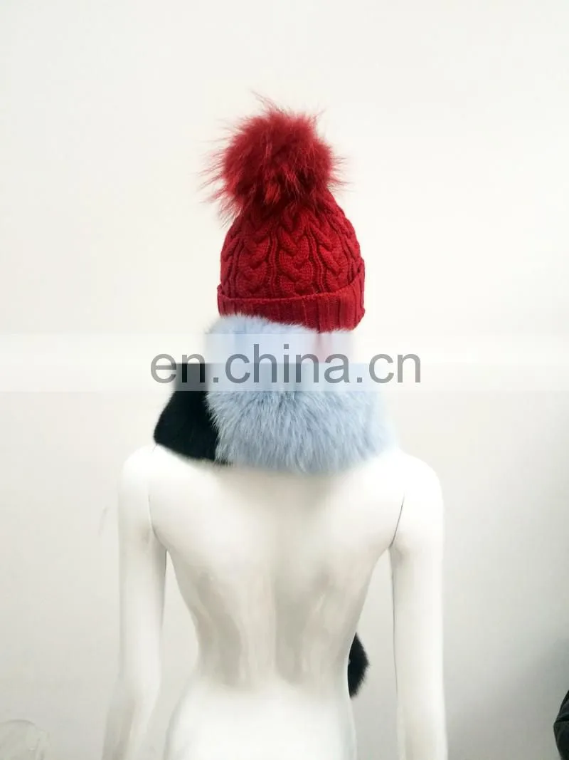 Real Natural Top Quality Women Winter Cheap Ladies Fox Fur Girl Scarf