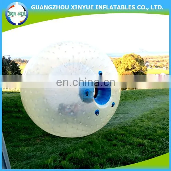 Most safty ball cheap inflatable PVC small zorb ball