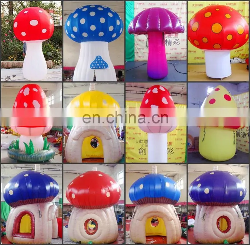 Mushroom inflatable house factory supply