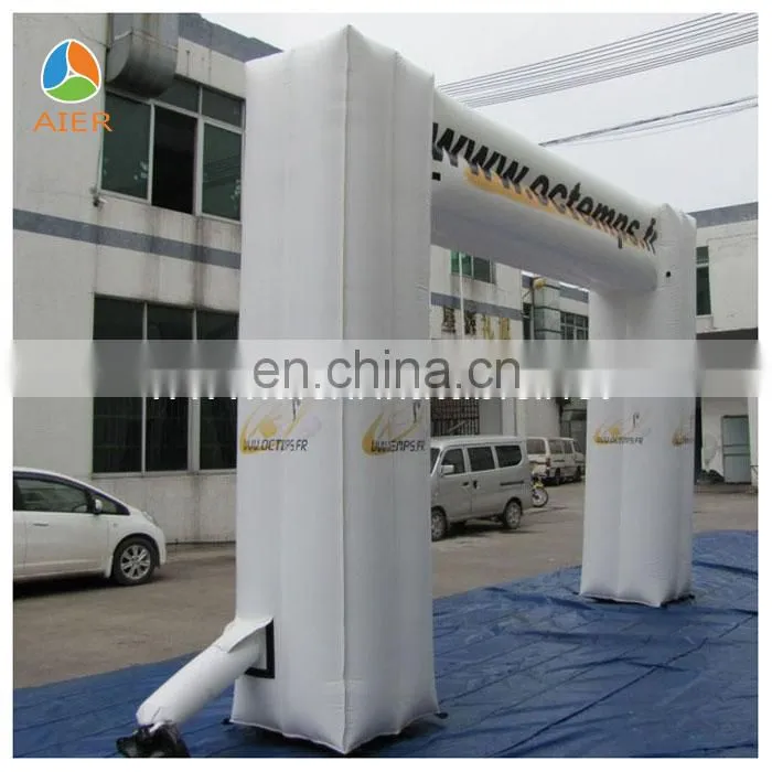 White Goal Shap Inflatable Advertising Arch
