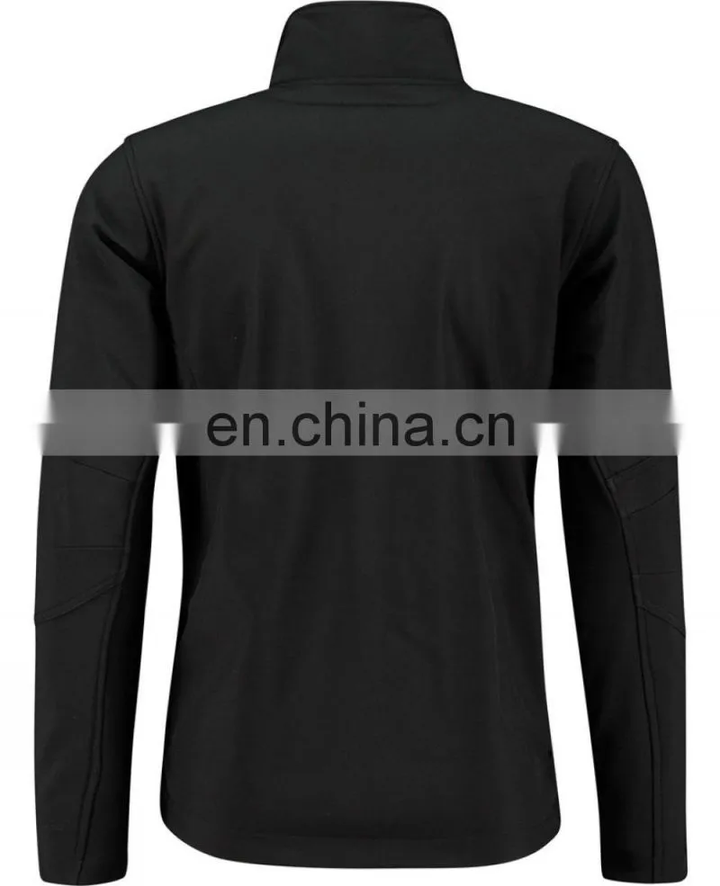 2017 stock OEM service softshell mens custom winter jacket with thick hood