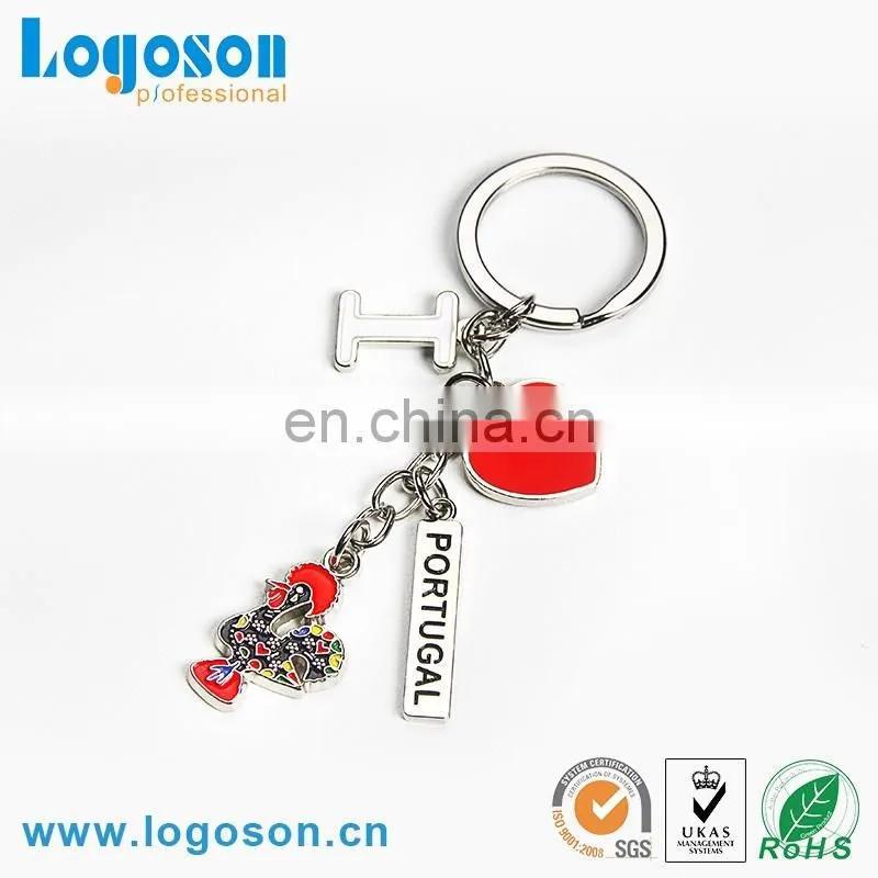 Top quality custom souvenir manufacturers in china keychain gift